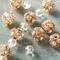 Gold Rhinestone Ball Beads, 6mm by Bead Landing™